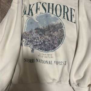 Arizona Jean Company Cream Pullover Sweatshirt